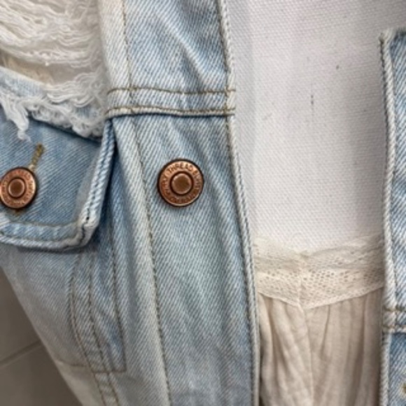 Thread & Supply Distressed Denim Jacket - Picture 7 of 8